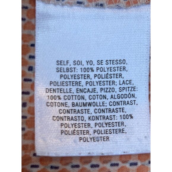 Anthropologie Meadow Rue Small Paisley Crochet Lace Peasant Top Blouse Green - Picture 5 of 10